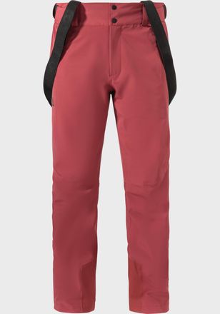 Sch&ouml;ffel Latzhose SCH&Ouml;FFEL Ski Pants Pontresina M, Herren, Gr. 48, Normalgr&ouml;ssen, rot (2925, rot), Oberstoff : Aussenseite: 85% Nylon 15% Elasthan (Membran: Po