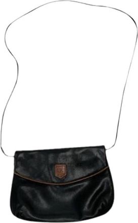 Celine Pre-owned Leren Crossbodytas - Dames - Vintage Schoudertas - Zwart - ONE Size - Leer - Vintage