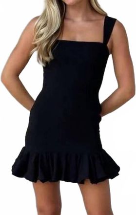 Amanda Uprichard Annabeth Mini Dress In Black