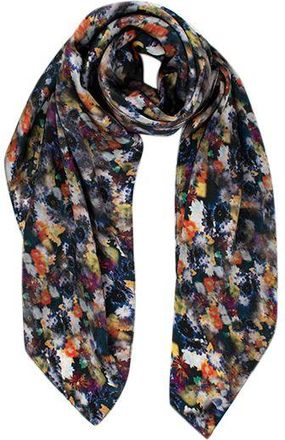 Erdem Floral Print Silk Scarf