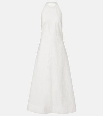 R&oacute;he R&oacute;he Abito midi in popeline di misto cotone