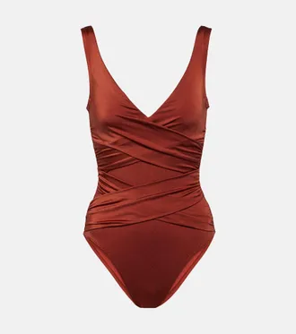 Karla Colletto Ruched swimsuit