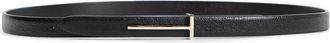 Tom Ford Supple Grain Leather Slim T Belt