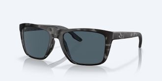 Costa Unisex Mainsail Xl Polarized Sunglasses In Tigershark/ Grey Plastic