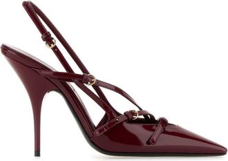 Miu Miu Purple Leather Pumps