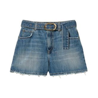 Twinset Denim Shorts, female, Blue, Size: W28 Denim Shorts