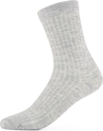 Stoic Merino Basic Rib Socks Classic Multifunktionssocken - Unisex | grau