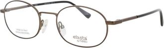 Elasta Mens White Rectangular Eyeglass Frames E72474IN51