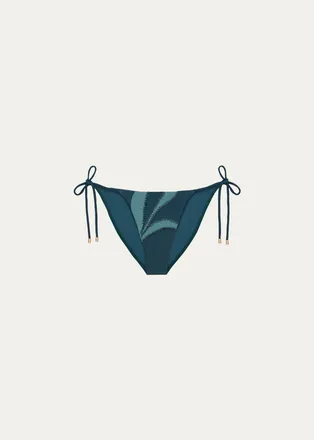 Vix Selma Beaded Tie-Side Bikini Bottoms