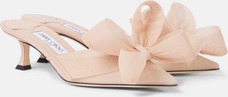 Jimmy Choo London Mules Staz 50 in mesh