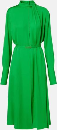 Tom Ford Abito midi in seta con cintura