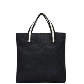 Gucci Pre-owned Tote Bags, female, Black, Size: ONE SIZE Pre-owned Canvas gucci-bags