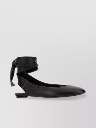 The Attico leather cloe ballerina flats