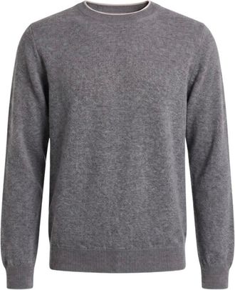 PESERICO Heren, Truien, Grijs, Maat: 2XL Wol