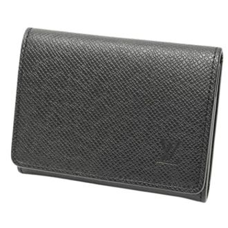 Louis Vuitton Pre-owned Wallets, unisex, Black, Size: ONE SIZE Pre-owned Leather Wallet