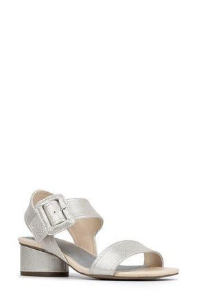 Donald J Pliner Oversize Buckle Slingback Sandal in Silver at Nordstrom Rack, Size 6.5