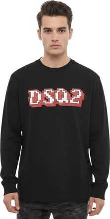 Dsquared2 Black Logo Crew Neck T-Shirt