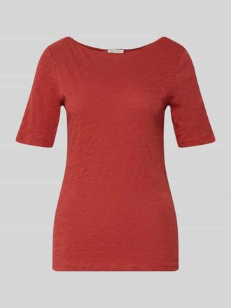 Marc O'Polo Regular Fit T-Shirt aus reiner Baumwolle in Bordeaux, Gr&ouml;&szlig;e XXL