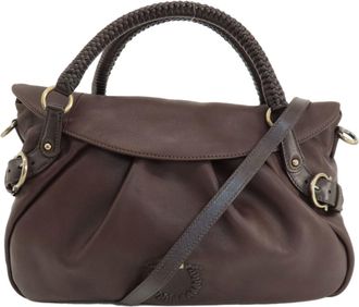 Ferragamo Leather Handbag (Pre-Owned)