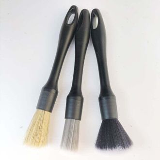 OEM Juego De 3 Cepillos De Limpieza Para Coche: Cepillo Para Quitar El Polvo Del Salpicadero, Cerdas Suaves, Juego De Cepillos Para El Mantenimiento Del C