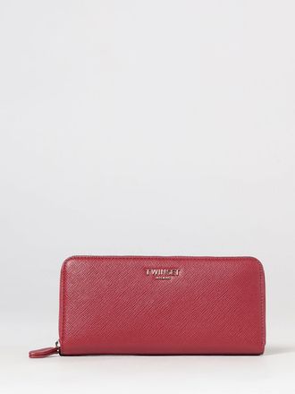 Twinset Portafoglio Continental in pelle sintetica Saffiano con zip