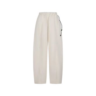 Haikure Angel Short Length Twill 45 - Dames - Wijde Broeken - Beige - XS - Broeken
