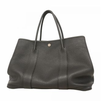 Herm&egrave;s Black Negonda Leather Tote Bag (Pre-Owned)
