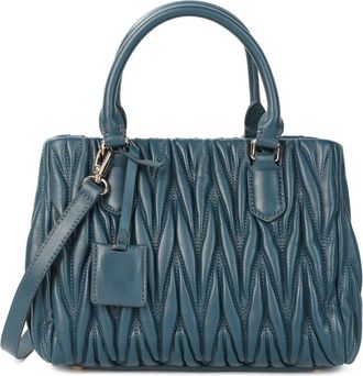 Tiffany & Fred Quilted Lambskin Leather Satchel