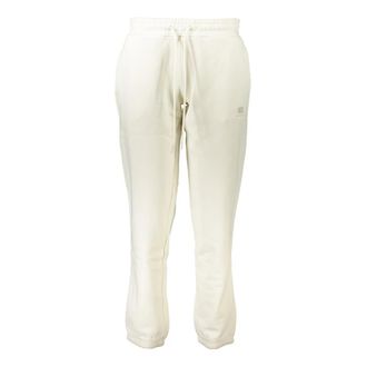 Napapijri Sportieve witte damesbroek met borduurwerk - Dames - Sweatpants - Wit - M - Broeken