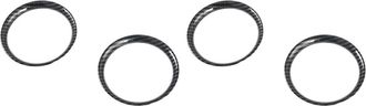 OEM 4x Para Navara Np300 2016-2021 Cubierta Del Marco De La Salida De Ventilaci&oacute;n Del Aire Acondicionado Delantero Del Autom&oacute;vil De Fibra De Carbono