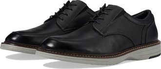 Nunn Bush Griff Moccasin Toe Oxford Lightweight and Comfortable for All Occasions Leather Lace Up Mens Lace-up Boots Black : 10.5 W (EE)