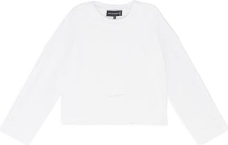 Who Decides War by Ev Bravado WHITE AMALGAMATED WINDOW LS T-SHIRT