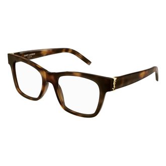Saint Laurent Havana Eyewear Frames - unisex - Saint Laurent - Glasses - Brown - 52 MM - Accessories
