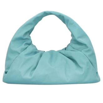 Bottega Veneta Pre-owned Shoulder Bags, female, Blue, Size: ONE SIZE Pre-owned THE Shoulder Pouch Shoulder Bag
