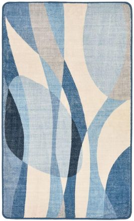 Gino Falcone Alfombra de ba&ntilde;o mullida - azul multi 70x120 cm