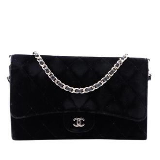 Chanel Pre-owned Wallet on Chain - Dames - Pre-owned - Zwart - Maat: ONE Size Leer