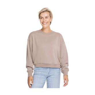 Zhrill Dames, Sweatshirts & Hoodies, Beige, Maat: XS Katoen