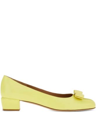 Ferragamo Ballerine in pelle - Giallo