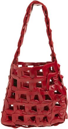 SC103 Links Leather Shoulder Bag in Flame at Nordstrom