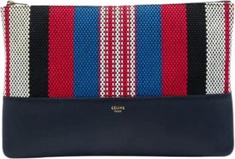 Celine Pre-owned Vintage Clutch - Dames - Vintage Clutch - Veelkleurig - ONE Size - Leer - Vintage