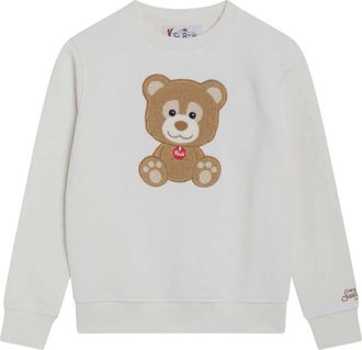 MC2 Saint Barth Kids Sweatshirts, male, White, 2 Y, Felpa Hutton Trudi