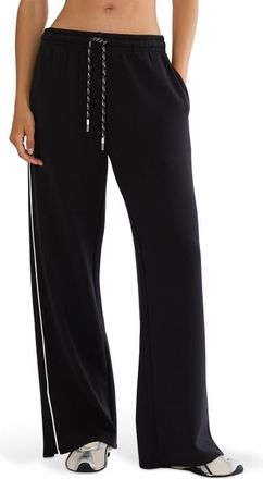Beach Riot Rumi Wide Leg Pants in Noir Frost at Nordstrom, Size X-Large