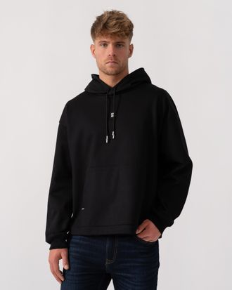 HUGO BOSS Mens Dineo Hoodie in Black - Size X-Large