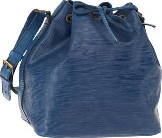 Louis Vuitton Noe Epi Leather Blue Leather Handbag (Pre-Owned)