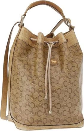 Celine Pre-owned Bucket Bags, female, Beige, Size: ONE SIZE Pre-owned Plastic Bucket Bag