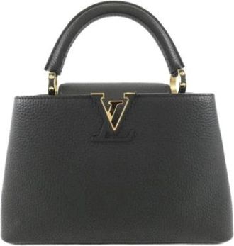 Louis Vuitton Pre-owned Vintage Taurillon Handbag - Dames - Vintage Handtas - Zwart - ONE Size - Leer - Vintage