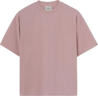 Halfboy Licht Mauve Oversized T-shirt - Dames - T-shirts - Paars - S - Katoen - Tops