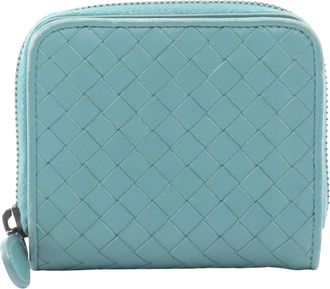 Bottega Veneta Green Leather Wallet (Bi-Fold) (Pre-Owned)