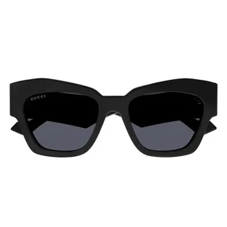 Gucci Sunglasses Gg1422 S 001 Black/Dark Gray Unisex