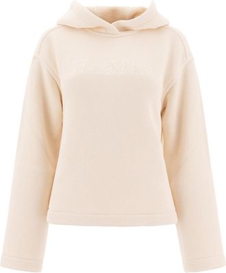 Max Mara Womens Sweatshirts - Ivory Cotton - Size Large